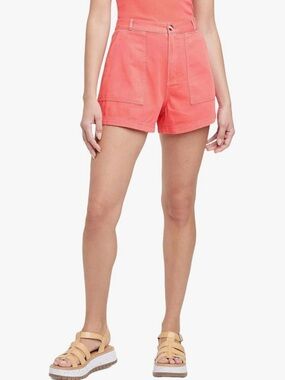Universal Thread High-Rise Women’s Utility Coral Patch-Pocket Shorts